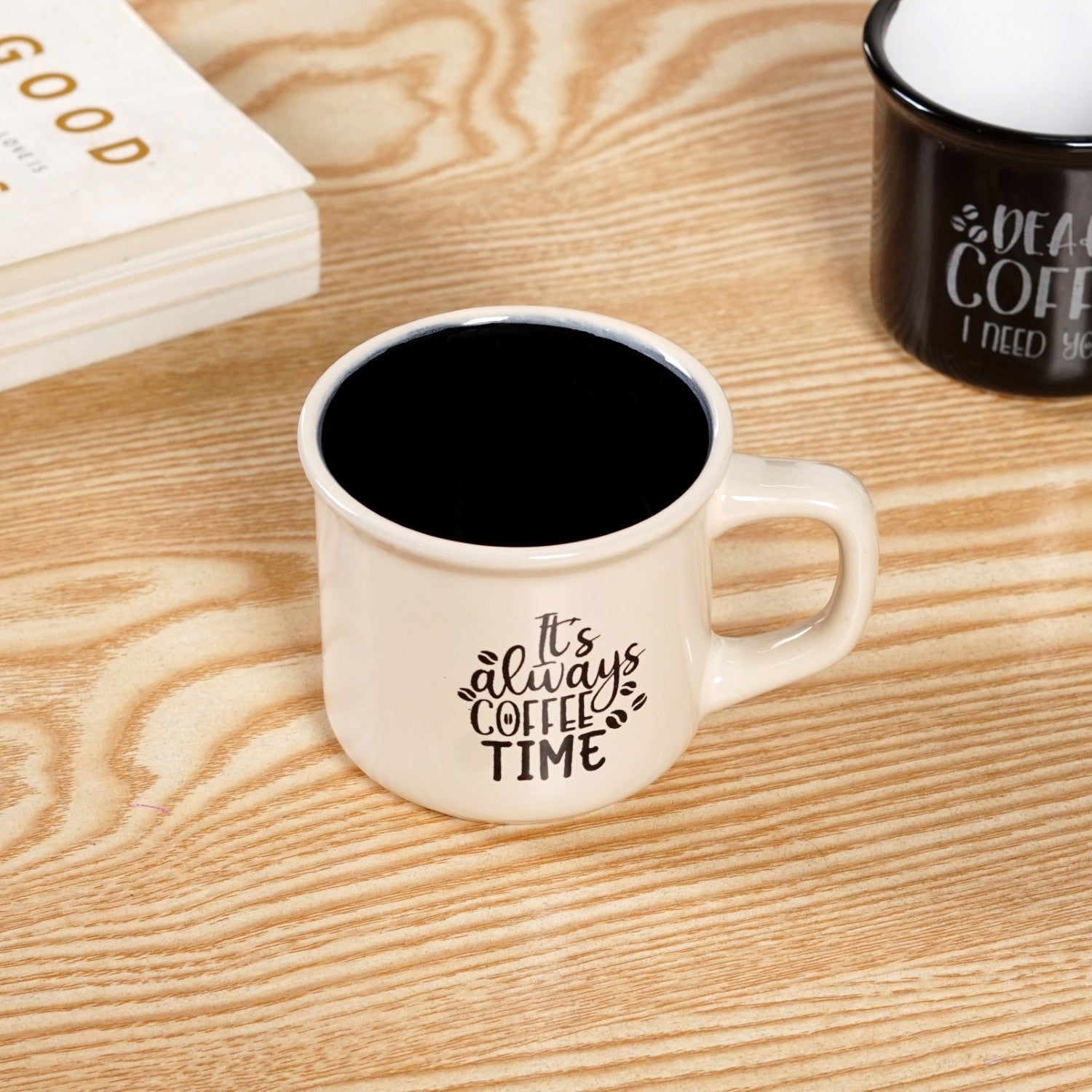 Sassy Brew Quotes Coffee Cup Set Of 4 170ml