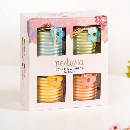Aromas Of Nature Scented Candle Gift Set Of 4