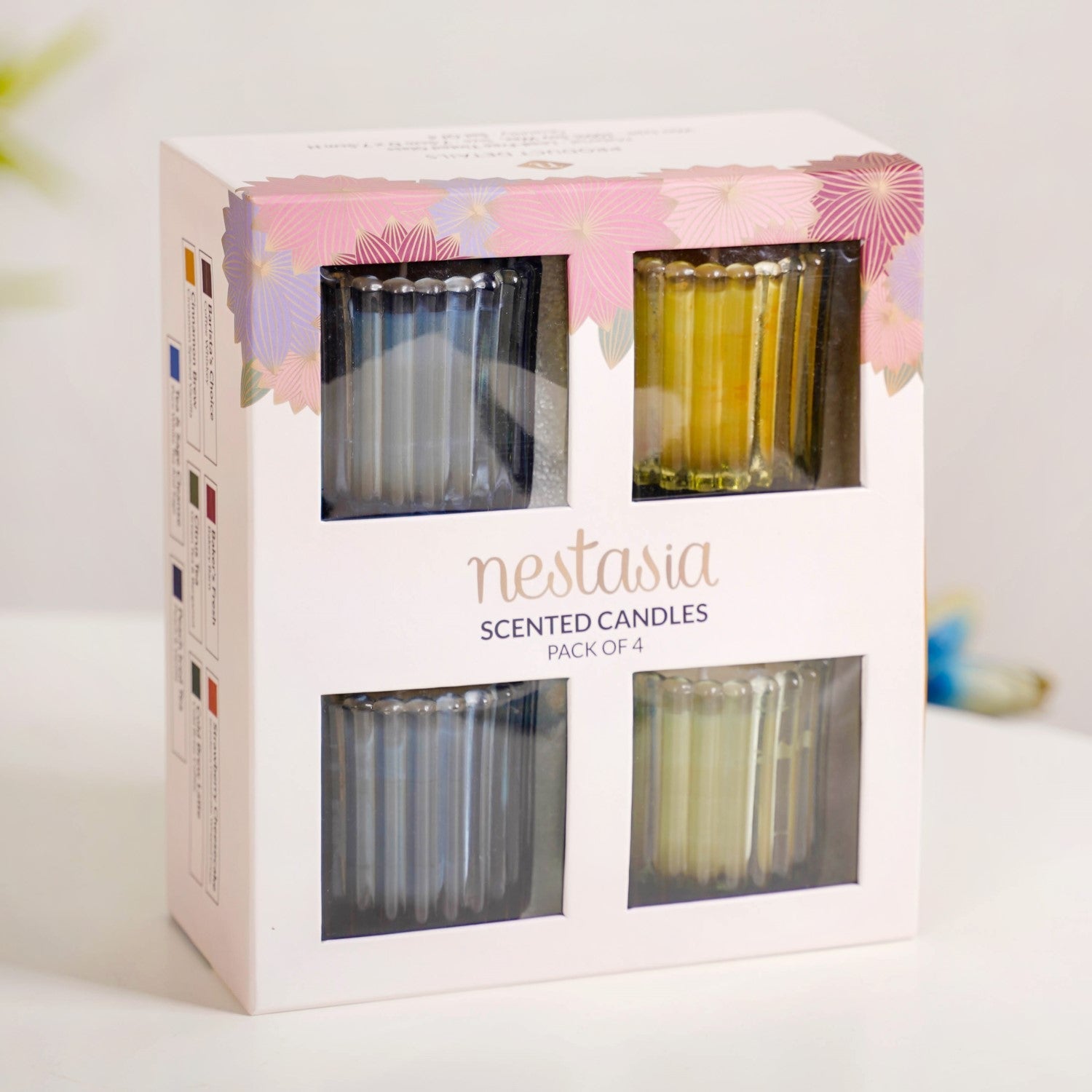 Gradient Sky Scented Candle Set Of 4