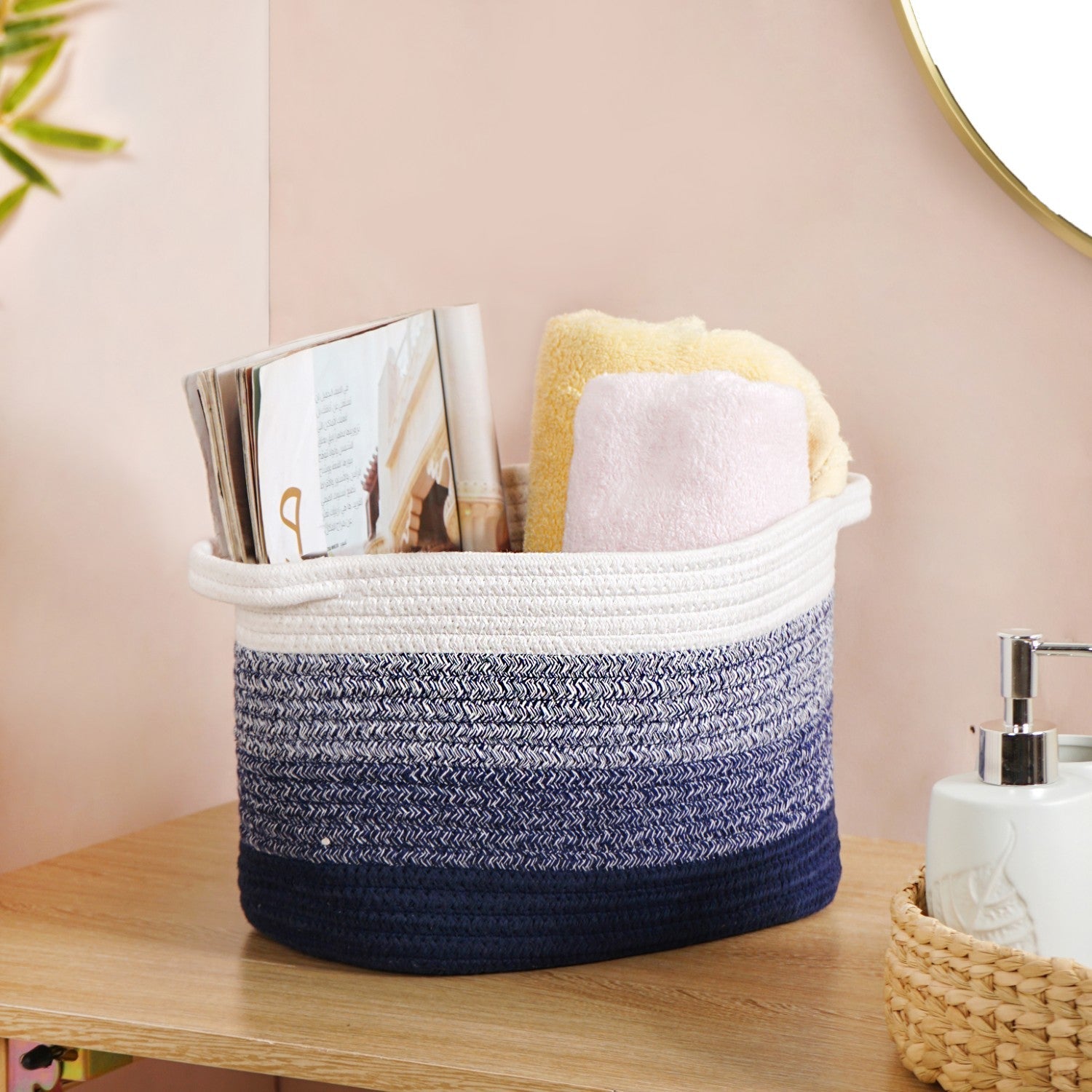 Sea Shore Laundry Basket 20cm