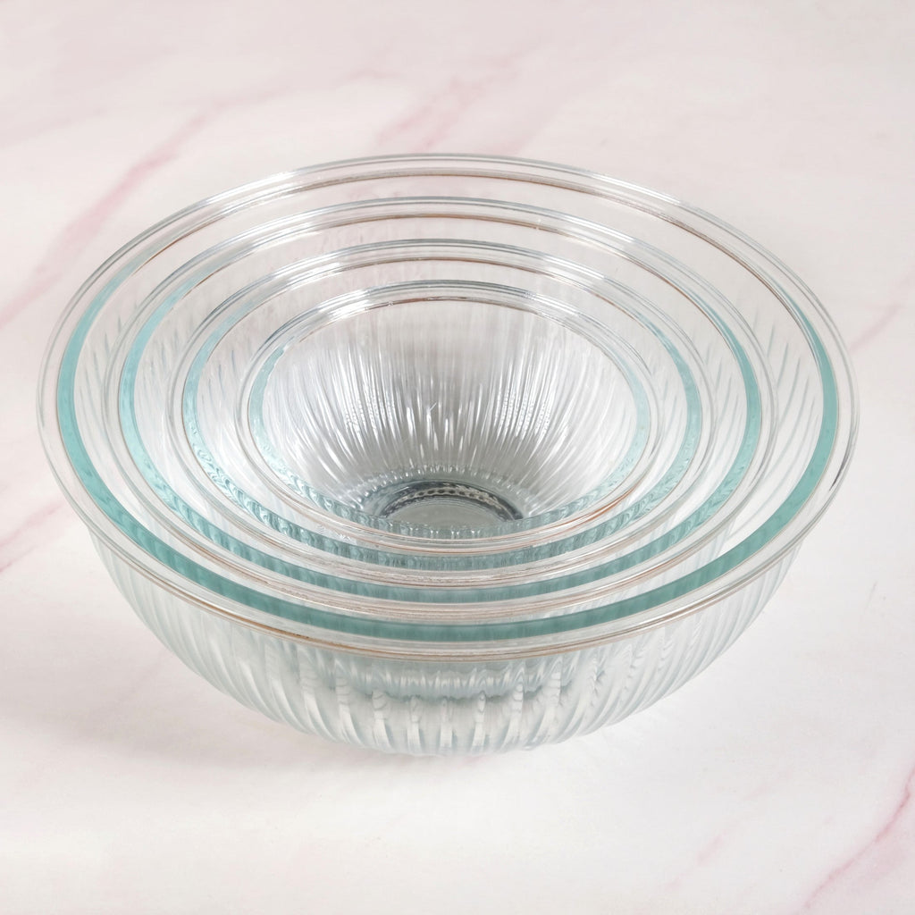 Sealpro Fluted Glass Container Set Of 4