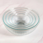 Sealpro Fluted Glass Container Set Of 4