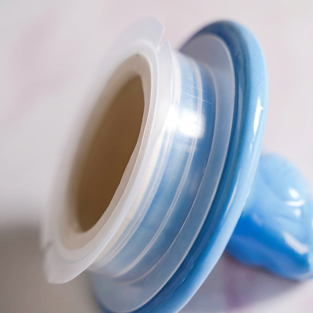 Bird Glass Jar With Blue Ceramic Lid Set Of 2 1500ml