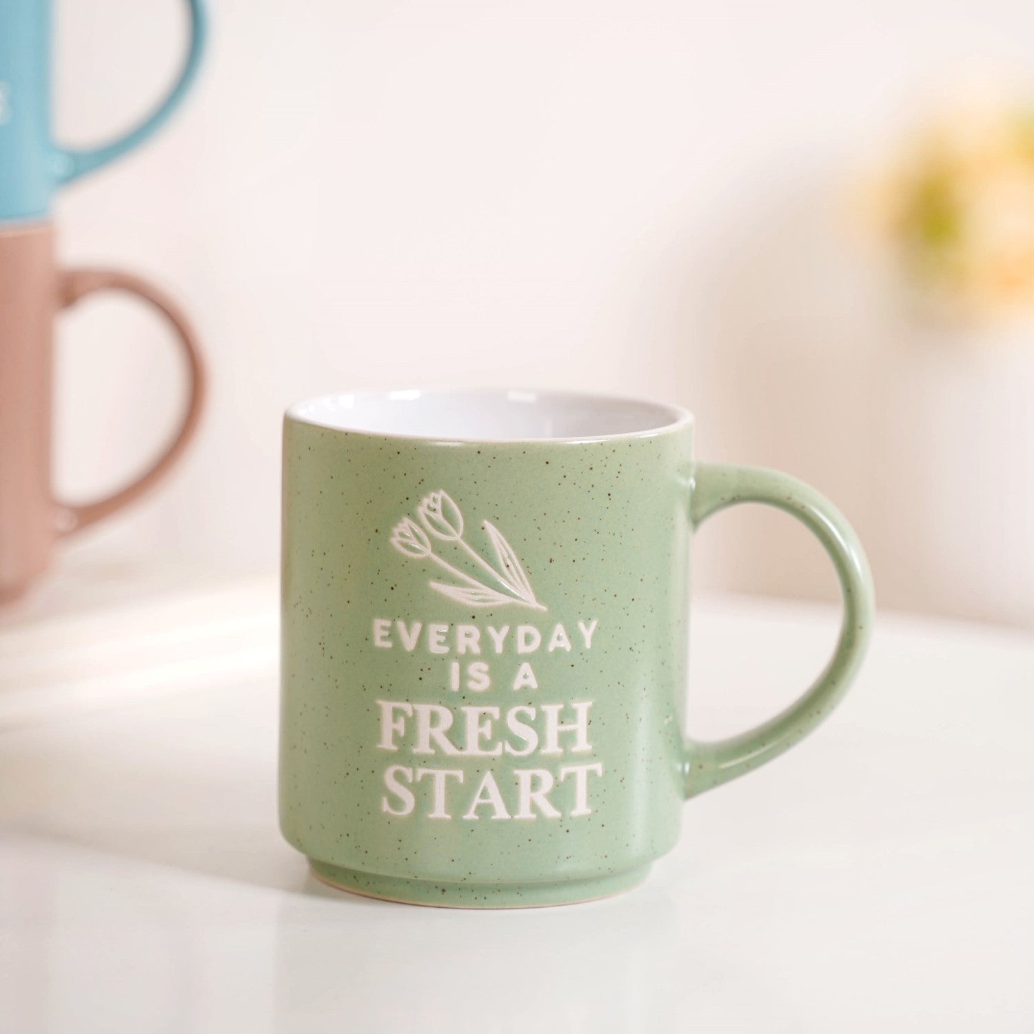 Inspiring Stackable Mug Set Of 4 280ml