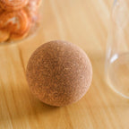 Cork Ball Lid Scandinavian Glass Jar Set of 2 500ml
