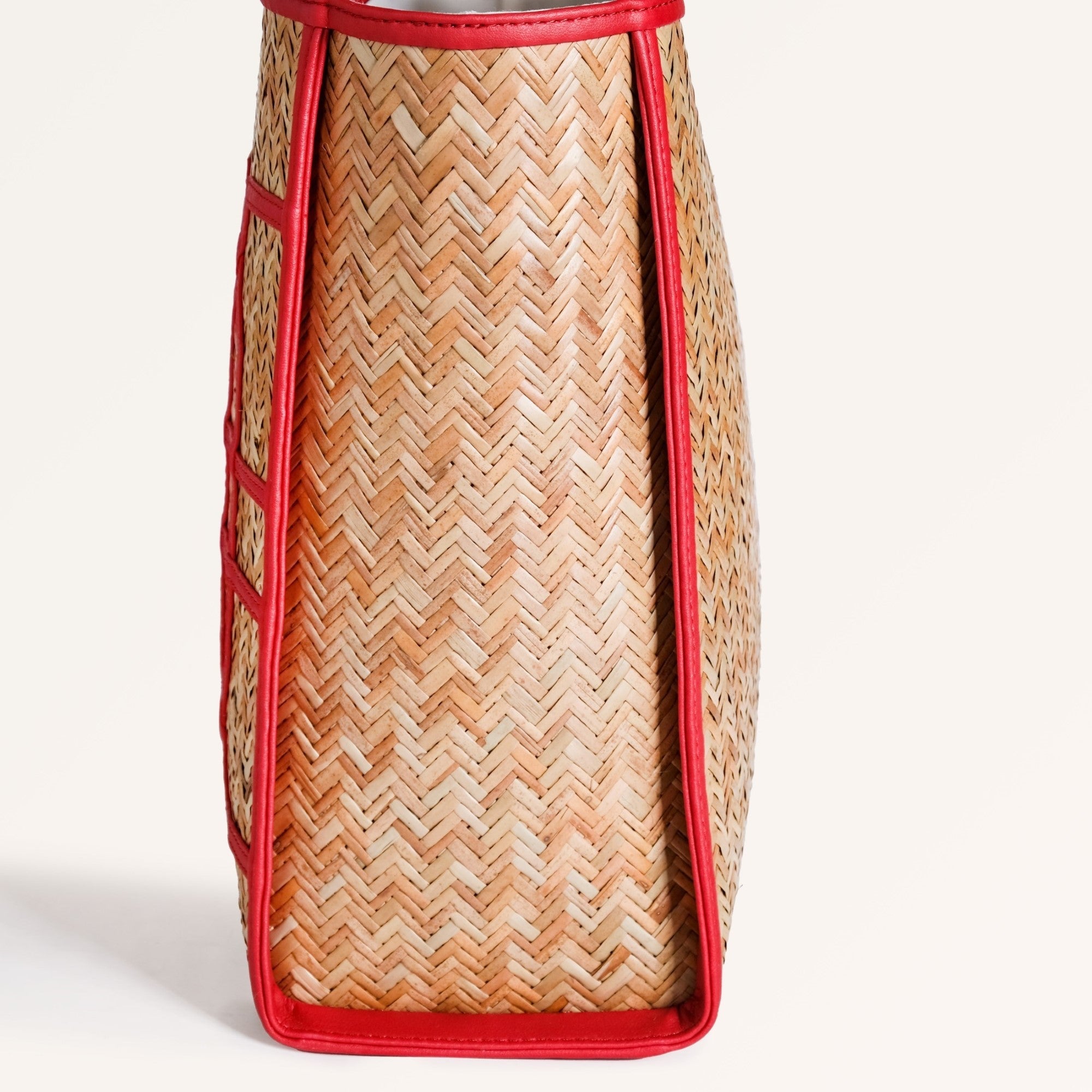 BreezeBag Ruby Red Weave Carryall Tote