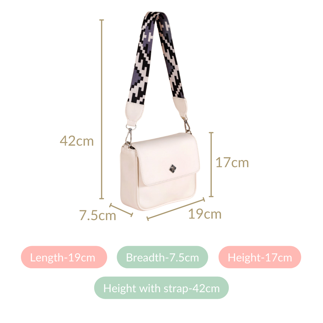 Brio Classic Confidence Shoulder Bag White