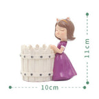 Girl With Basket Planter