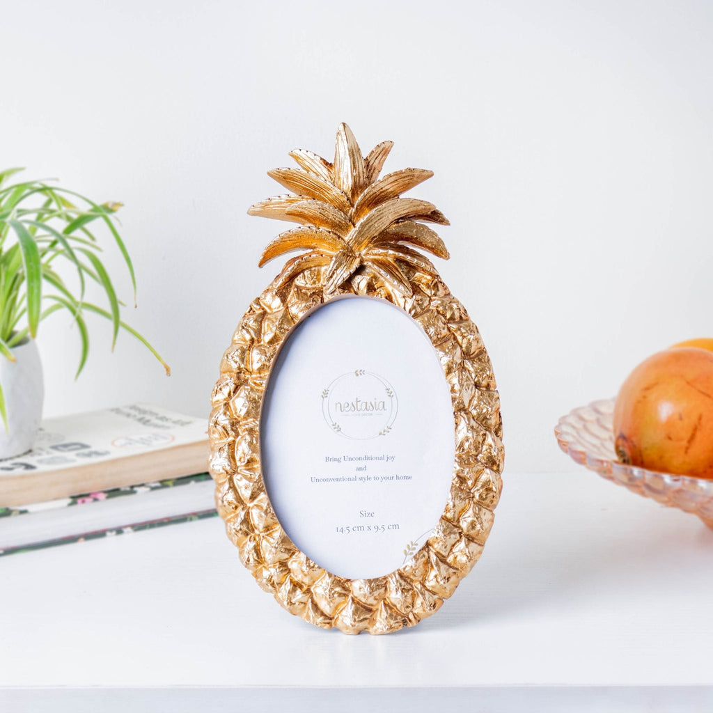 Pineapple Golden Photo Frame