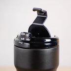 Brewster Stainless Steel Spill Proof Coffee Tumbler Black Noir 350ml