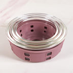 Gripso Food Storage Container With Silicone Sleeves Set Of 3 Mauve