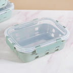 Gripso Microwave Safe Meal Prep Container With Silicone Sleeves Set Of 3 Sage Green
