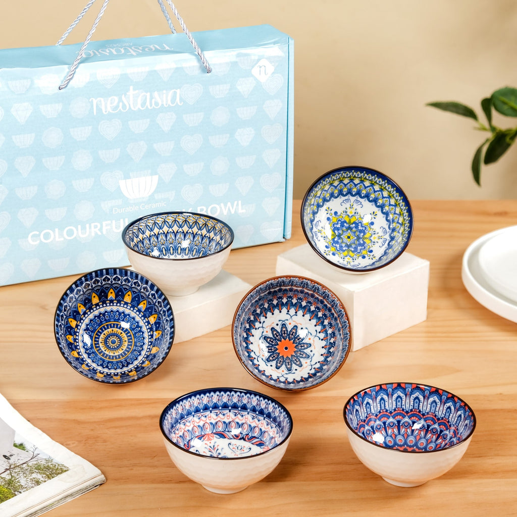 Aoki Ceramic Soup Bowl Set Of 6 300ml