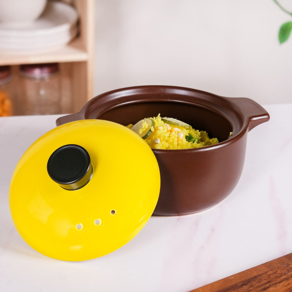 Limonelle Flame Safe Ceramic Cooking Pot 1600ml