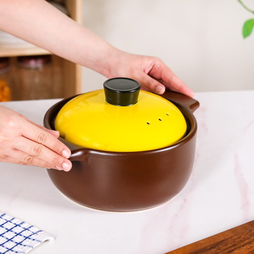 Limonelle Flame Safe Ceramic Cooking Pot 1600ml