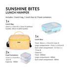 All Fresh Glass Tiffin And Insulated Bag Set Of 4