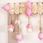 Ecofriendly Bandarwal With Sola Flower Pink