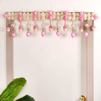 Ecofriendly Bandarwal With Sola Flower Pink