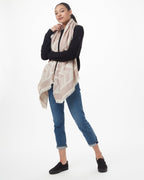 Cotton Geo Blanket Scarf