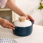 Cera Korean Stew Pot With Lid Teal 1150ml