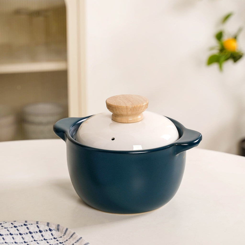 Cera Cooking Pot With Lid Teal 1800ml