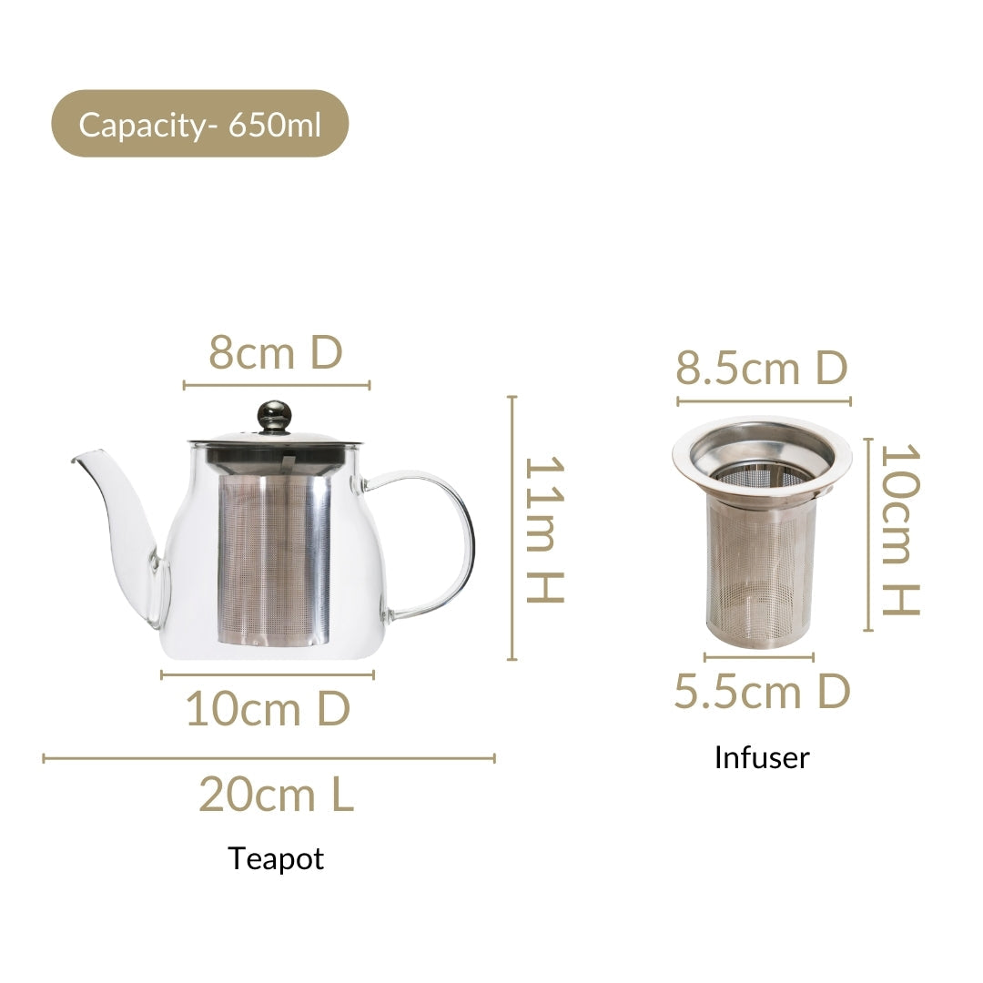 Flame Safe Kettle With Infuser 650ml