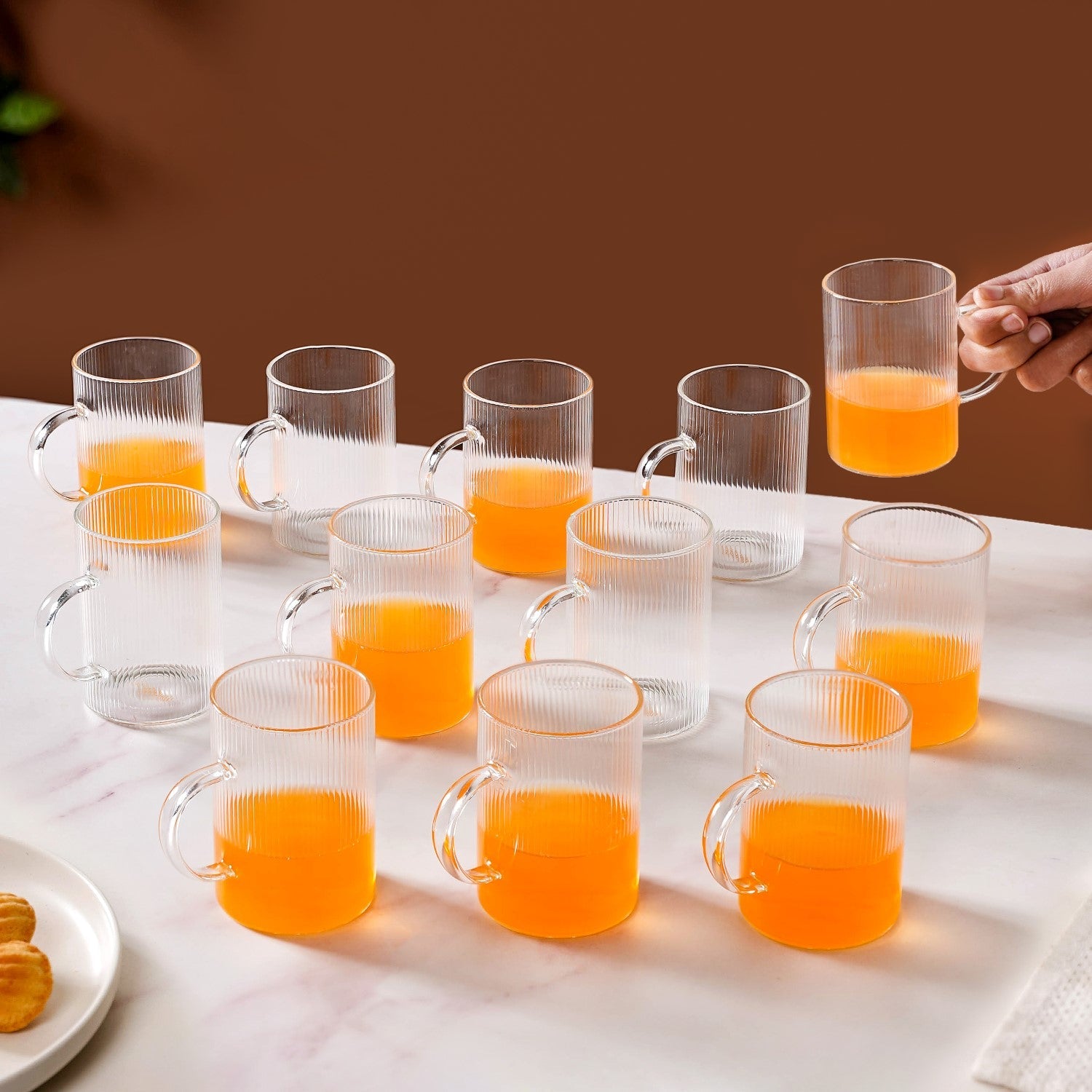 Borosilicate Tea Cup Set of 12