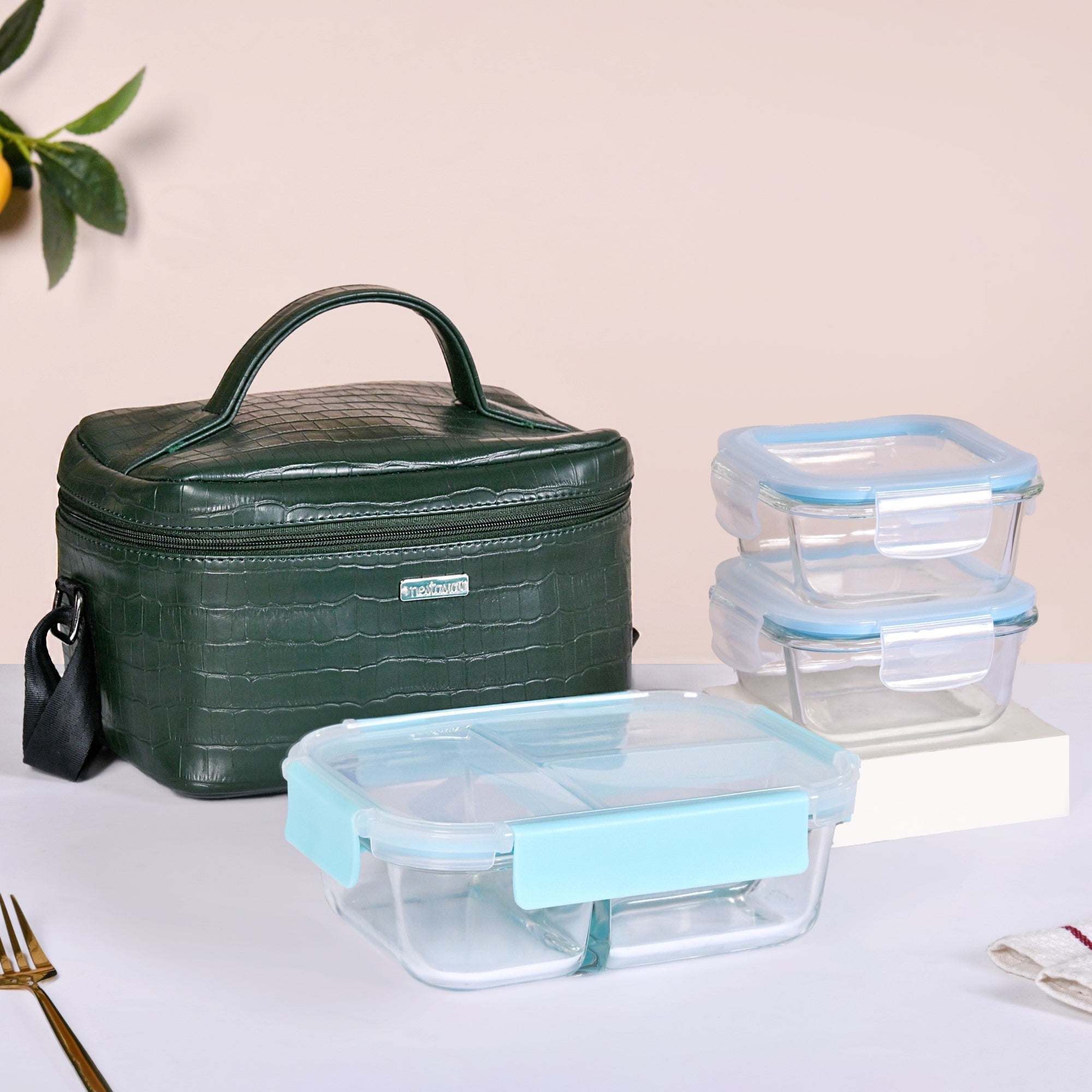 All In One Lunch Bag And Lunchbox Set Of 4