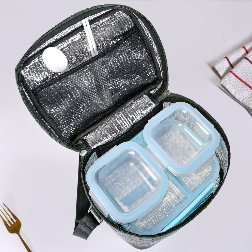 All In One Lunch Bag And Lunchbox Set Of 4