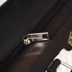 Classic Chic Black And White Tote Bag With Sling