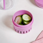 Citrify Large Spillproof Water Bottle With Fruit Infuser Pink Flamingo 1210ml