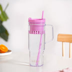 Citrify Large Spillproof Water Bottle With Fruit Infuser Pink Flamingo 1210ml