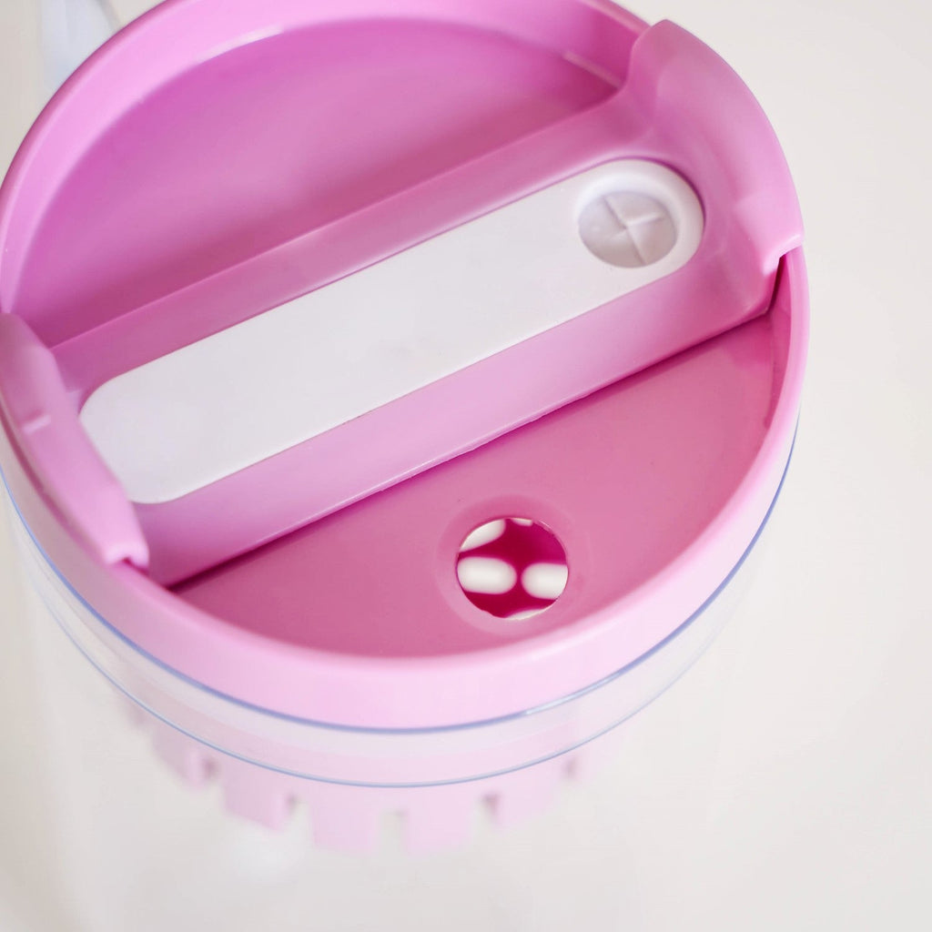 Citrify Large Spillproof Water Bottle With Fruit Infuser Pink Flamingo 1210ml