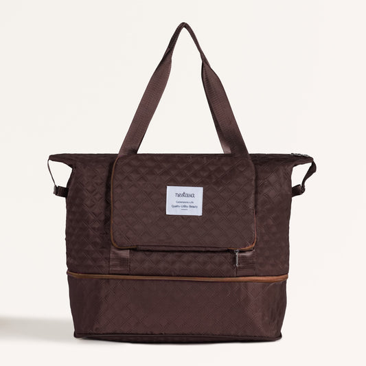 Montara Extendable Foldable Bag Dark Brown