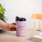 Brewster Stainless Steel Portable Coffee Mug Wistful Mauve 350ml