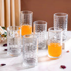 Diamond Design Highball Glass Set Of 6 466ml