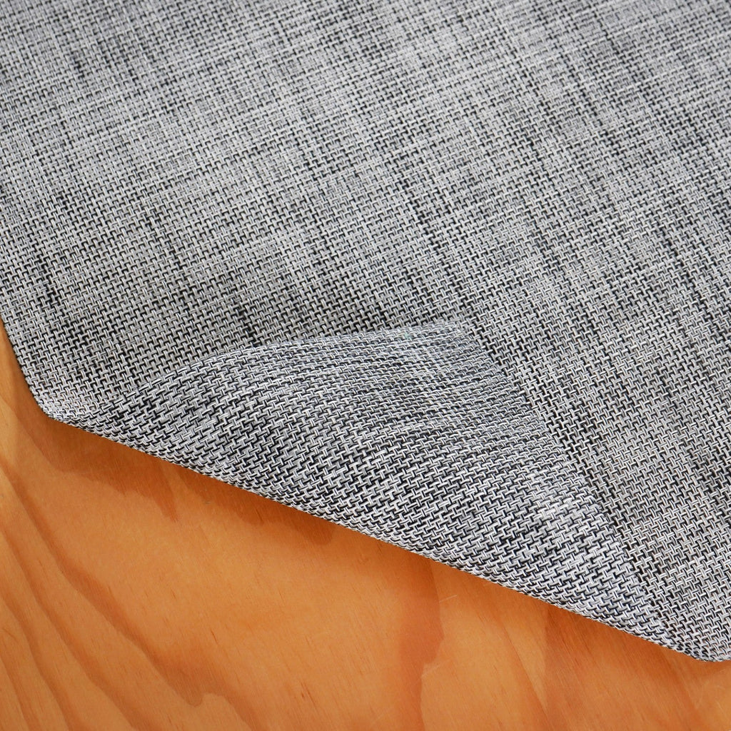 Reversible Washable Table Runner Grey 180x30cm