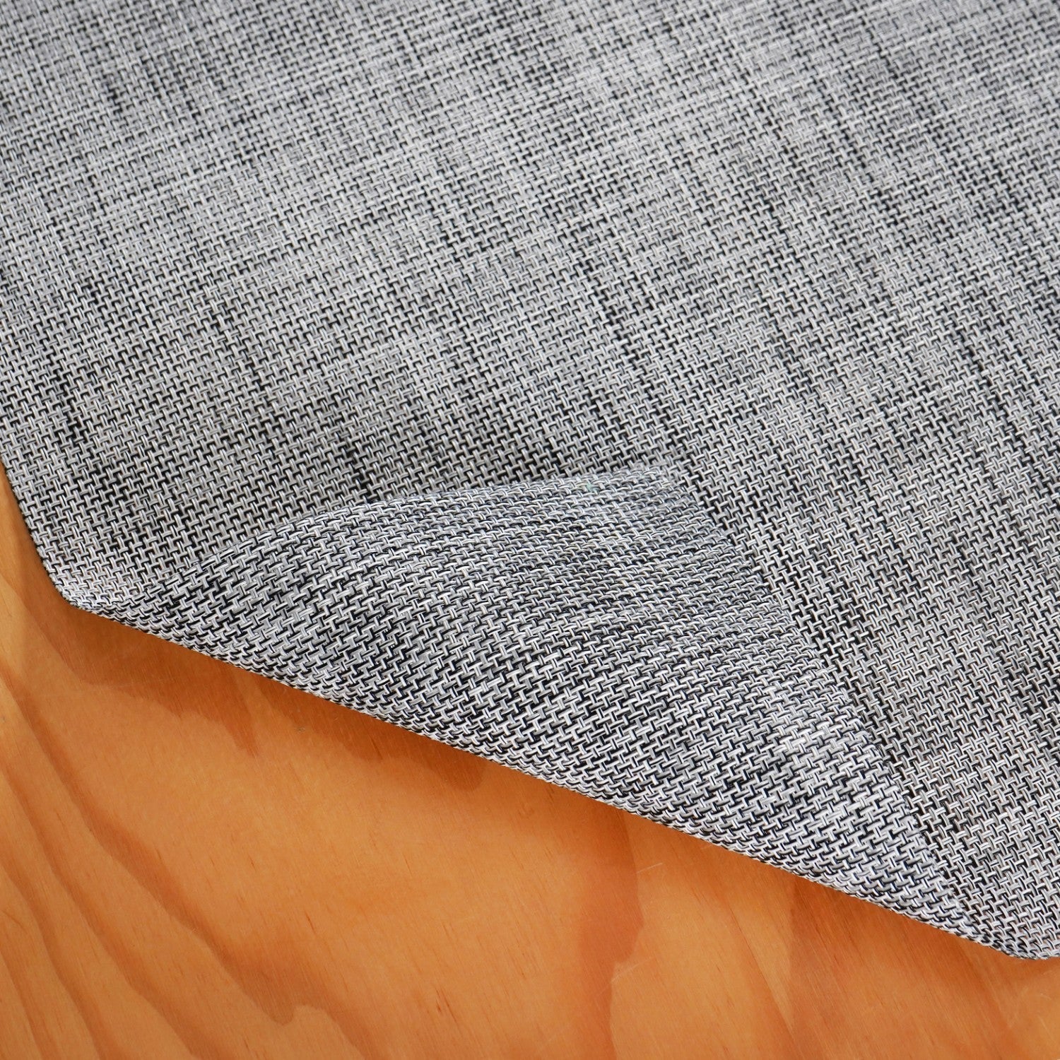 Reversible Washable Table Runner Grey 180x30cm