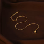 Delicate Wavy Chain Anklet
