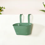 Decorative Hanging Planter Sage Green Set Of 2