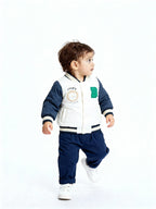 HOP Baby White Embossed Jacket
