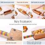 Colourful Thread Serving Platter