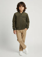 HOP Kids Olive Suede Jacket