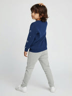 HOP Kids Navy Space Themed Knitted Sweater