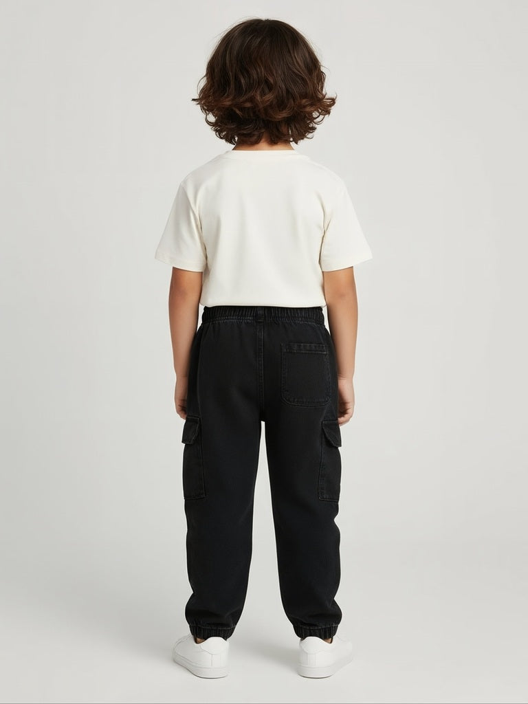 HOP Kids Charcoal Mid-Rise Jeans