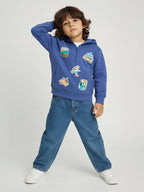 HOP Kids Lavender Cotton-Blend Hoodie