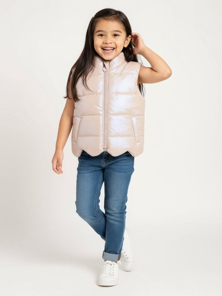 HOP Kids Light Pink Puffer Jacket