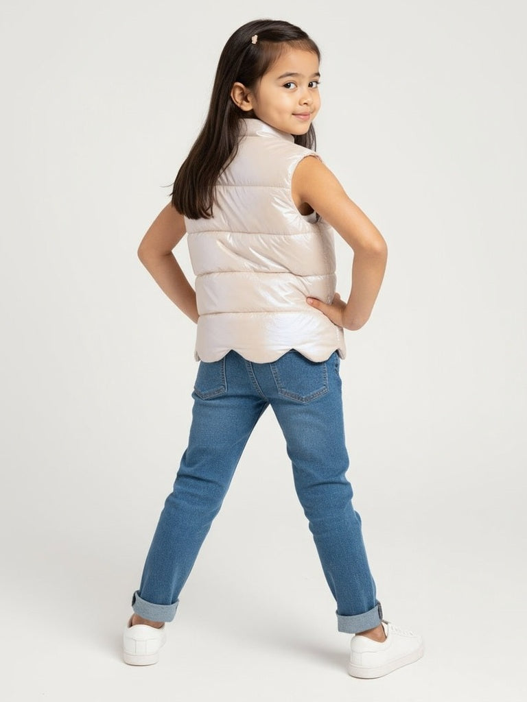 HOP Kids Light Pink Puffer Jacket