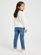 HOP Kids White Teddy Design Sweater