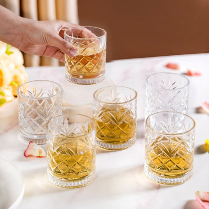 Luxe Whiskey Glass Set Of 6 220ml